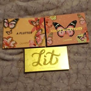 3 colourpop palettes